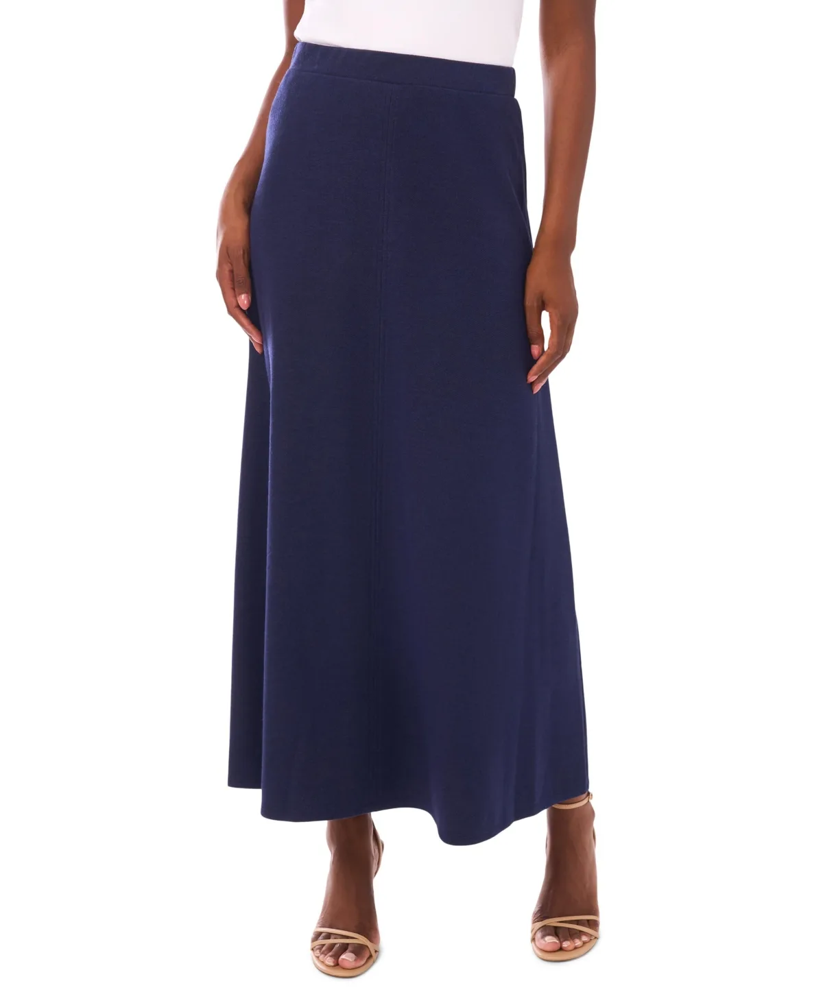 Solid A-Line Maxi Skirt by Vince Camuto