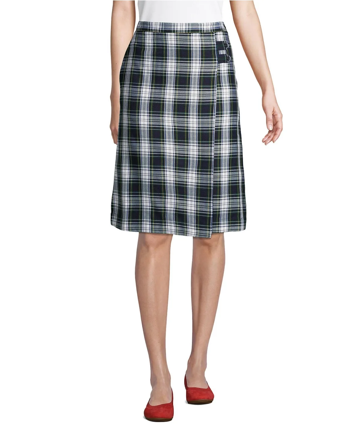 A-Line Skirt Below the Knee by Lands' End