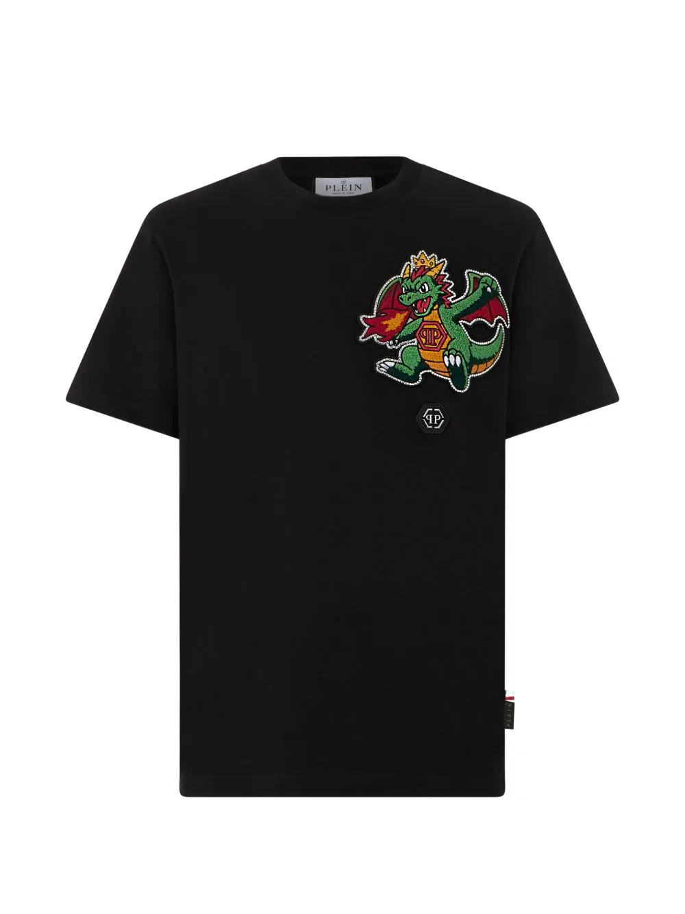 Dragon-Detail Embellished T-Shirt
