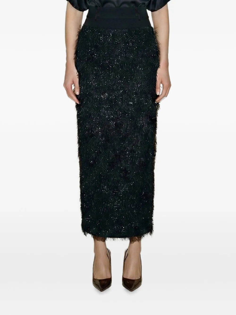 Nina Fringe Skirt by Atoir