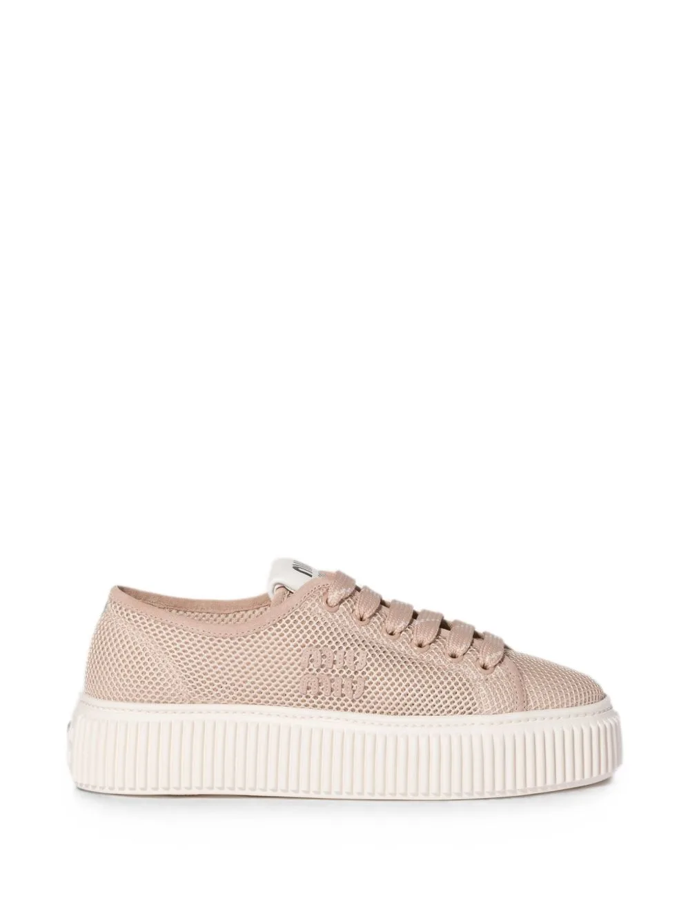 Mesh Fabric Sneakers by Miu Miu