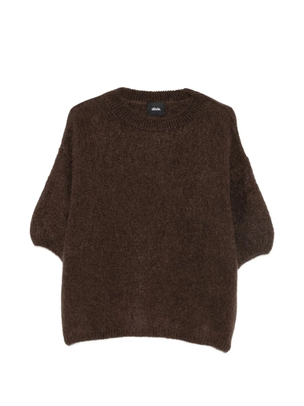Short-Sleeve Knitted Sweater by DIXIE