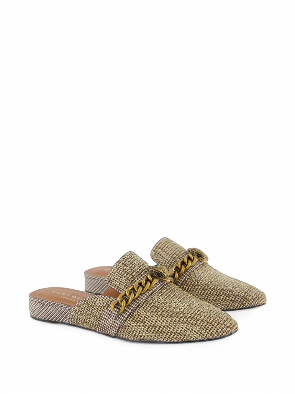 Chelsea Chain-Link Mules by Kurt Geiger London