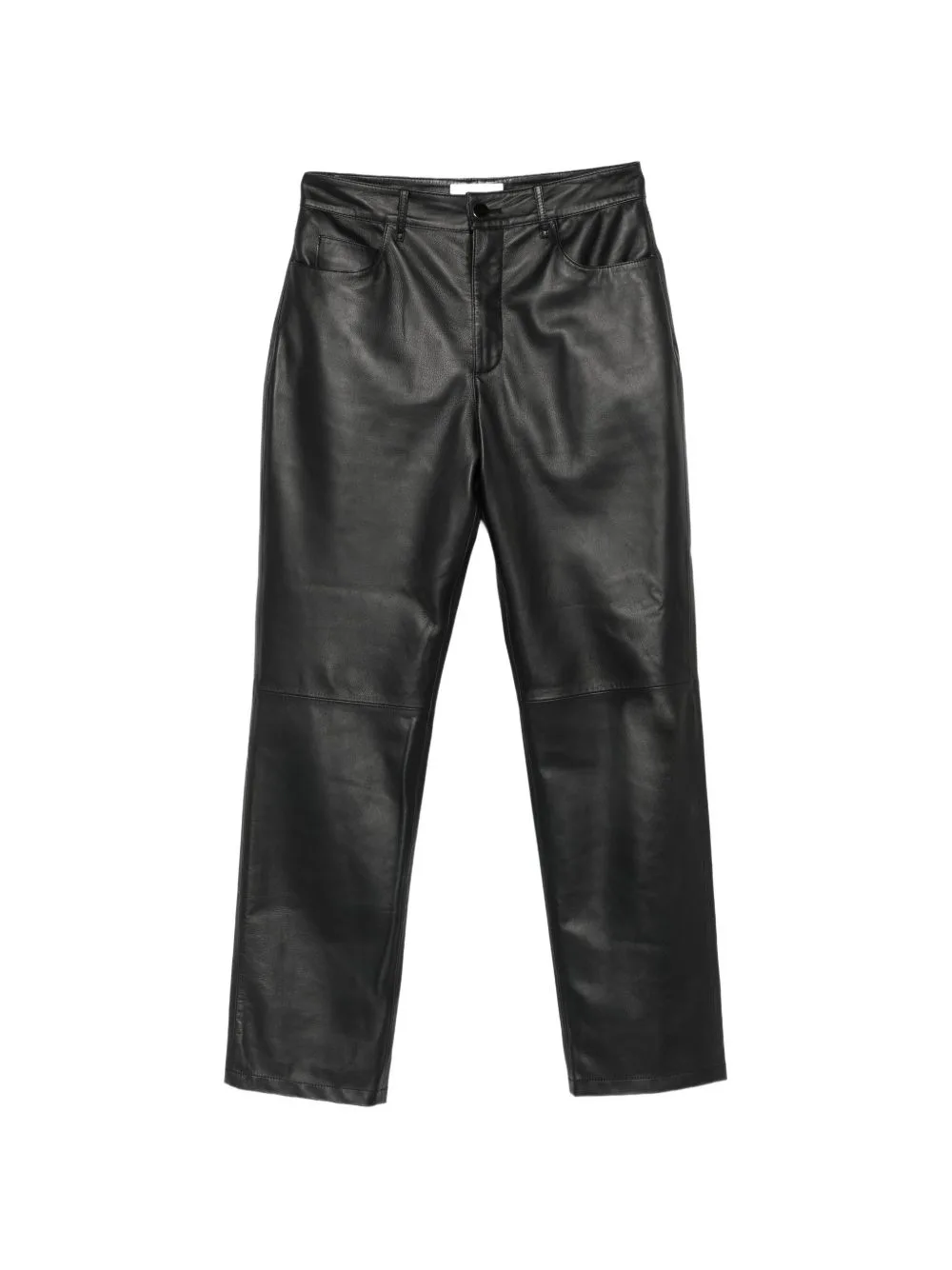 Straight-Leg Leather Trousers by SOLOTRE