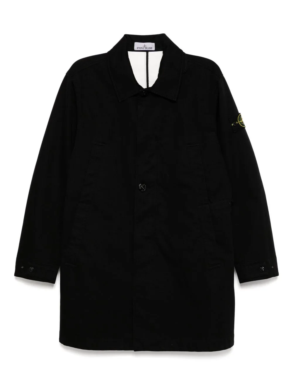 Cotton Trench Coat by Stone Island