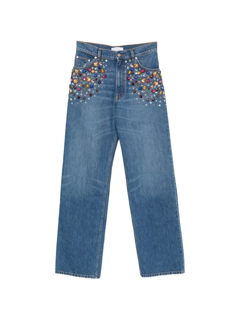 Crystal-Embellished Jeans by Stella McCartney