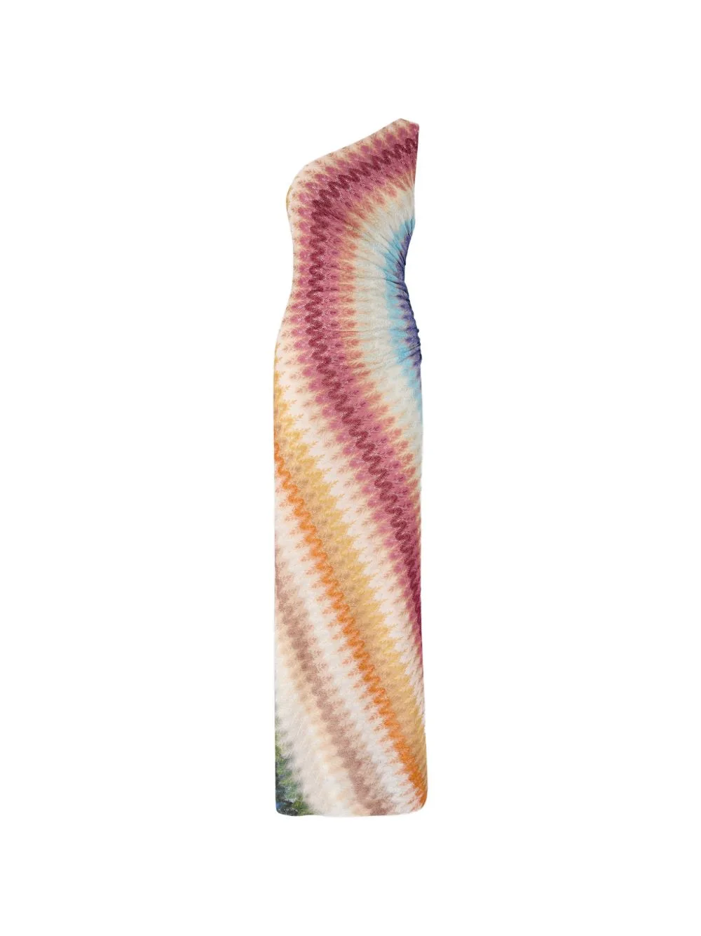 One-Shoulder Long Lace Dress by Missoni