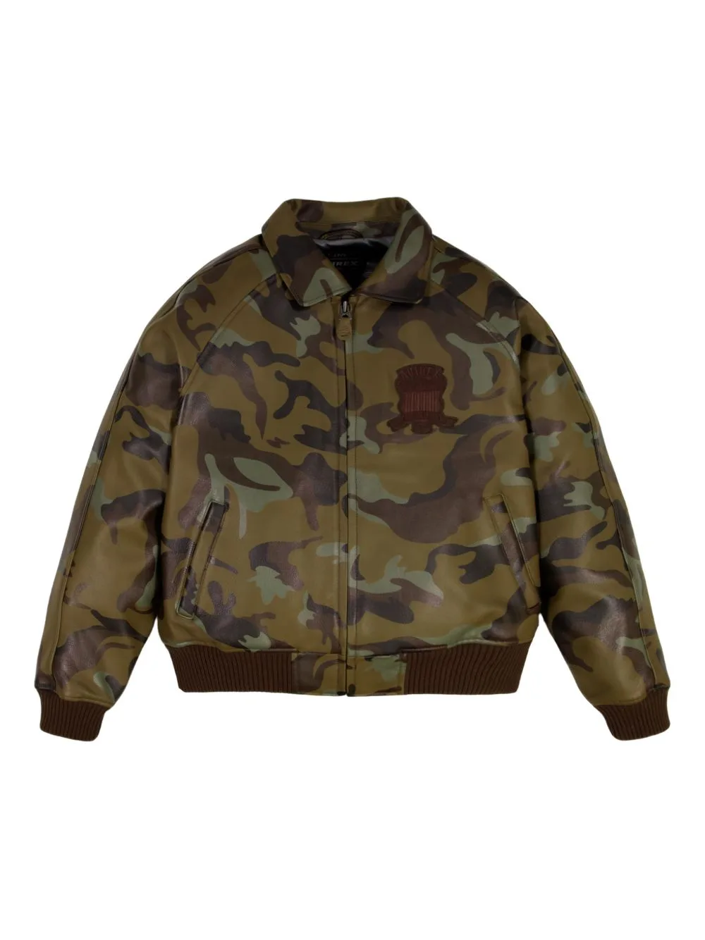 Camouflage Logo Appliqué Jacket by Avirex
