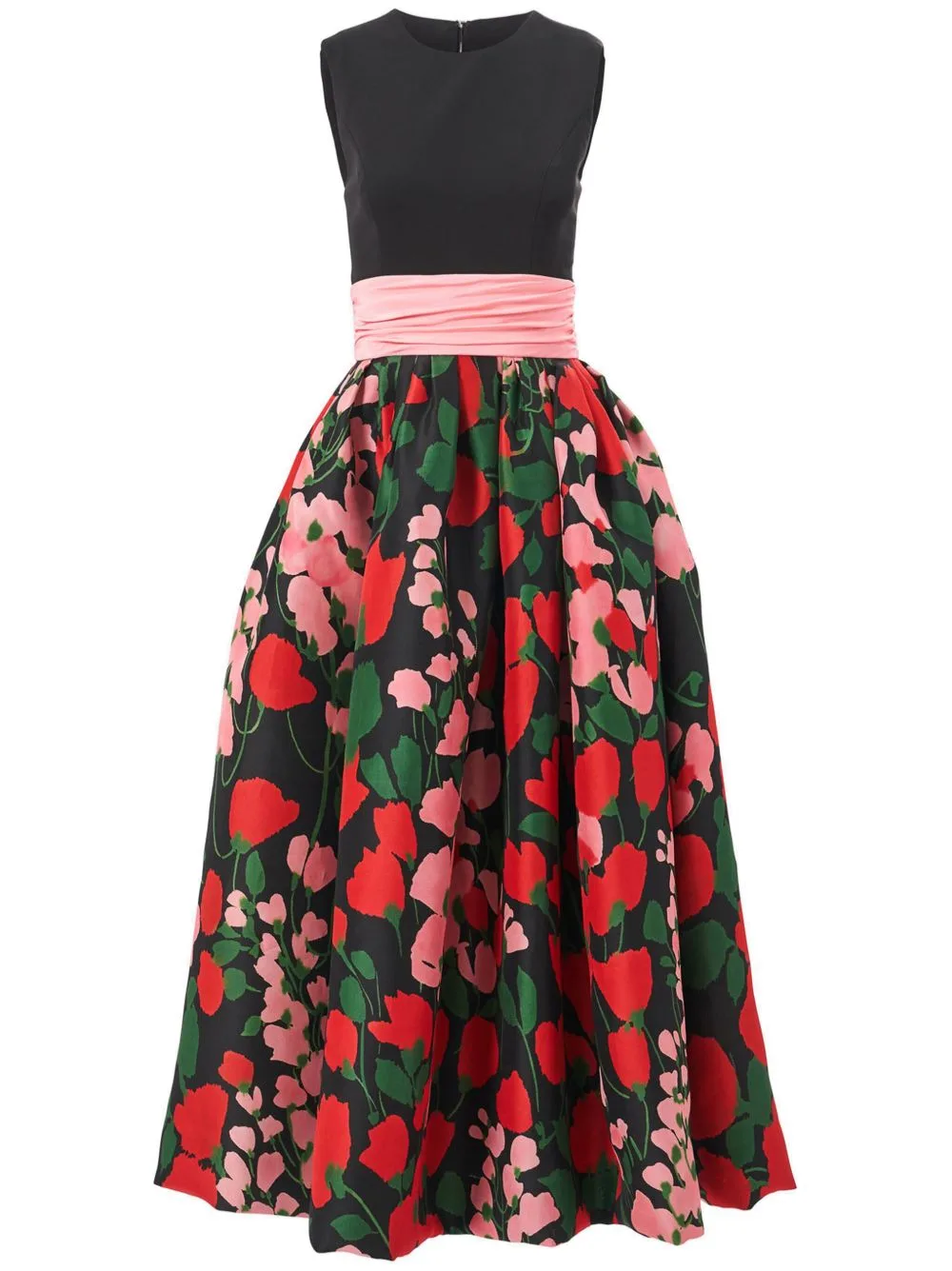 Floral-Print Midi Dress by Carolina Herrera