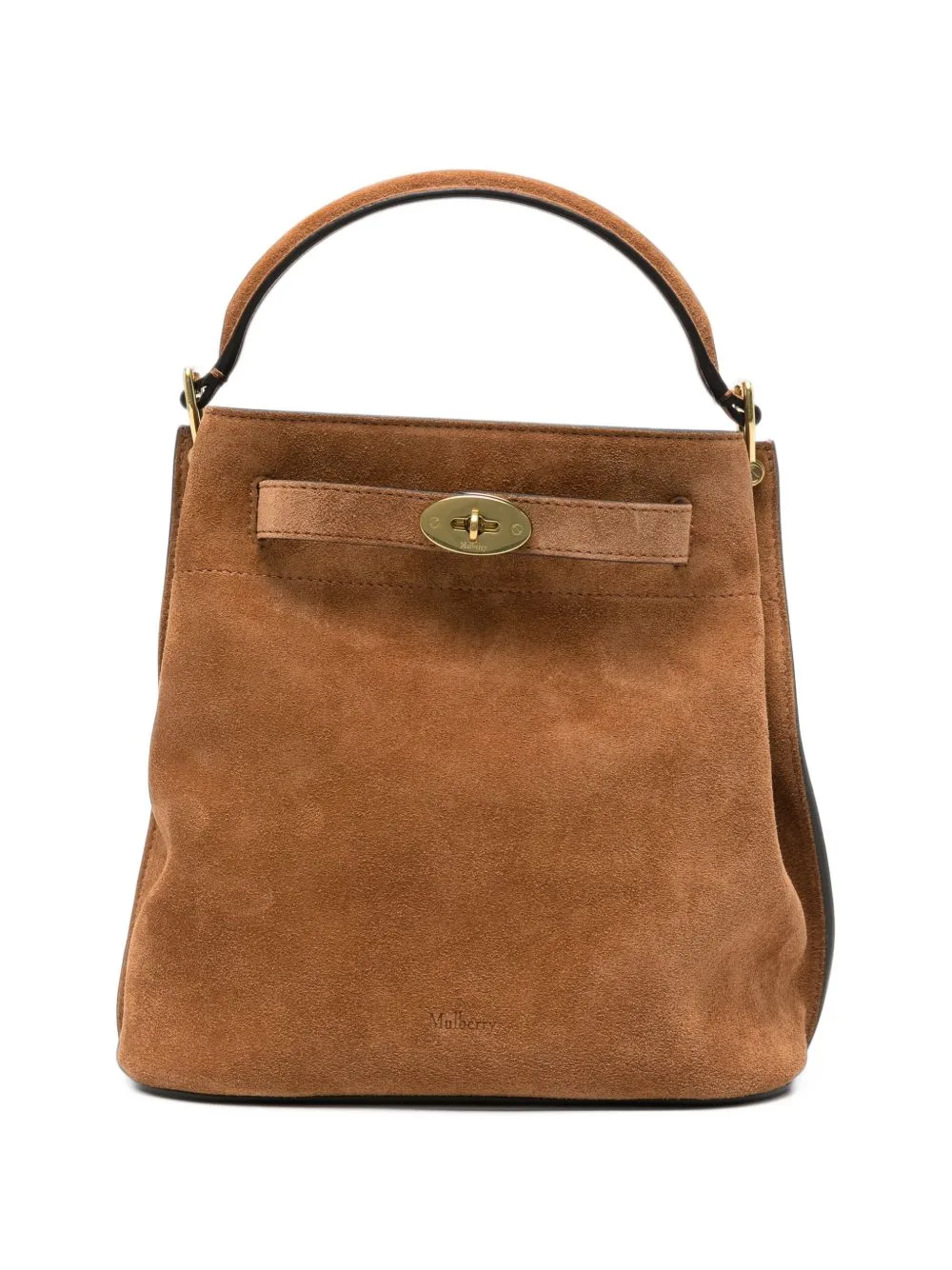 Postman's Lock Suede Tote Bag by Mulberry