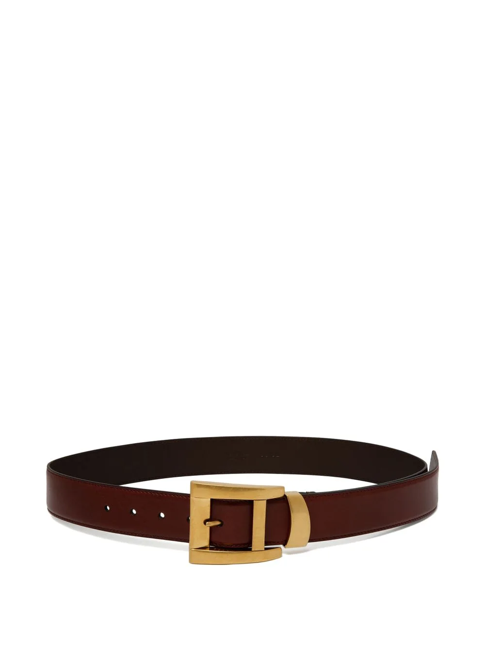 Logo-Print Buckle Belt by Versace
