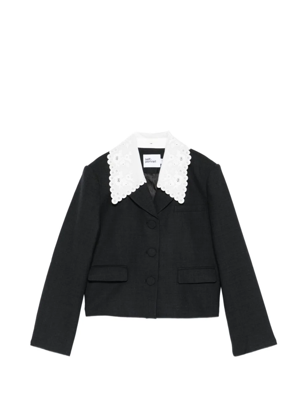 Wool Collared Jacket by Self-Portrait