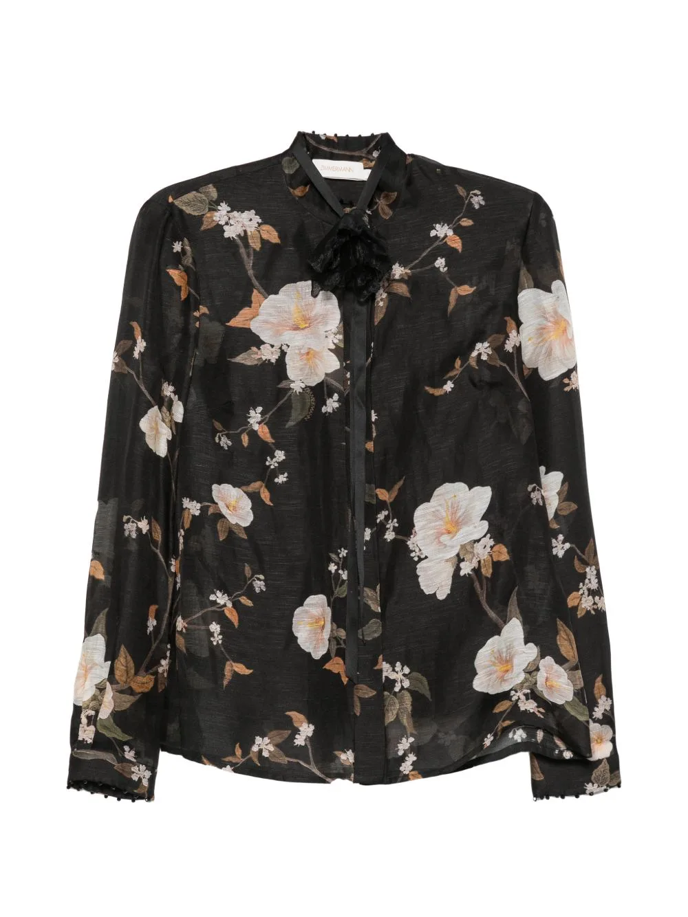 Ascent Floral-Print Embellished Shirt by ZIMMERMANN