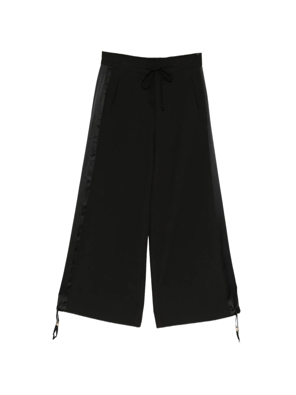 Satin-Stripe Drawstring Trousers by Cynthia Rowley
