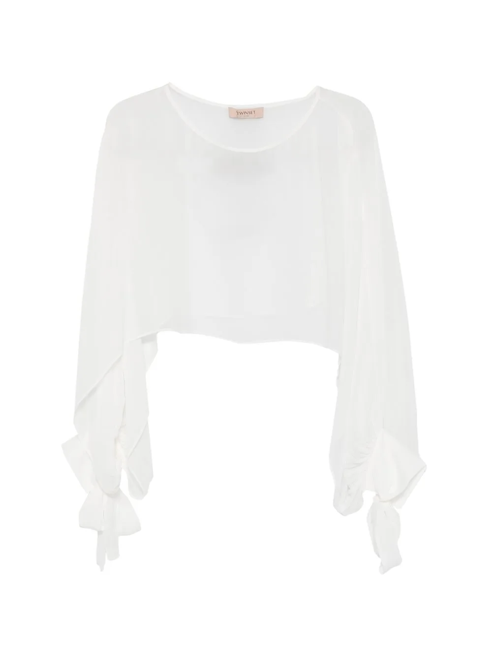 Cuffed Long-Sleeve Blouse by TWINSET