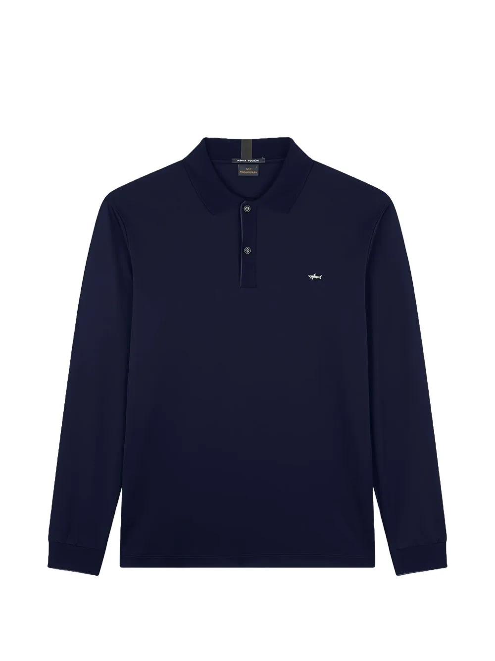 Logo-Patch Long-Sleeve Polo Shirt by Paul & Shark