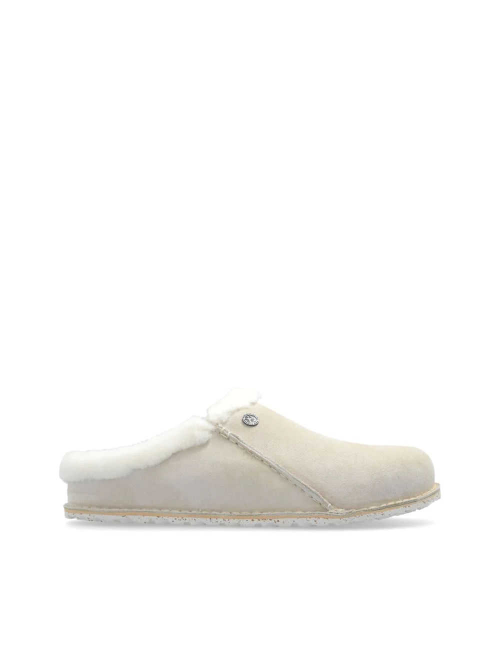 Faux-Fur Trim Slippers by Birkenstock