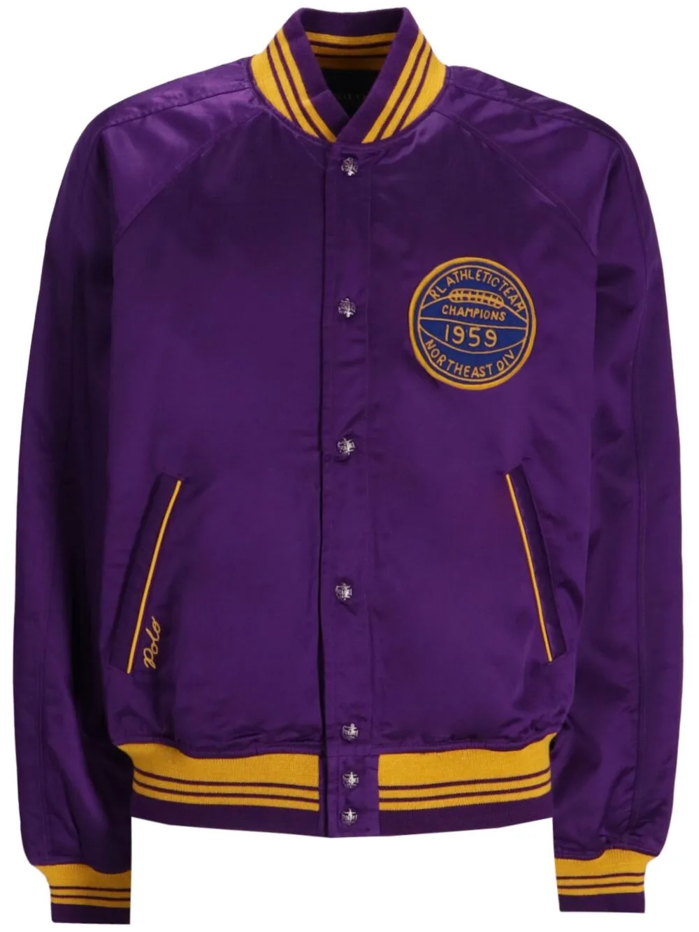 Stripe-Detailing Bomber Jacket by Polo Ralph Lauren