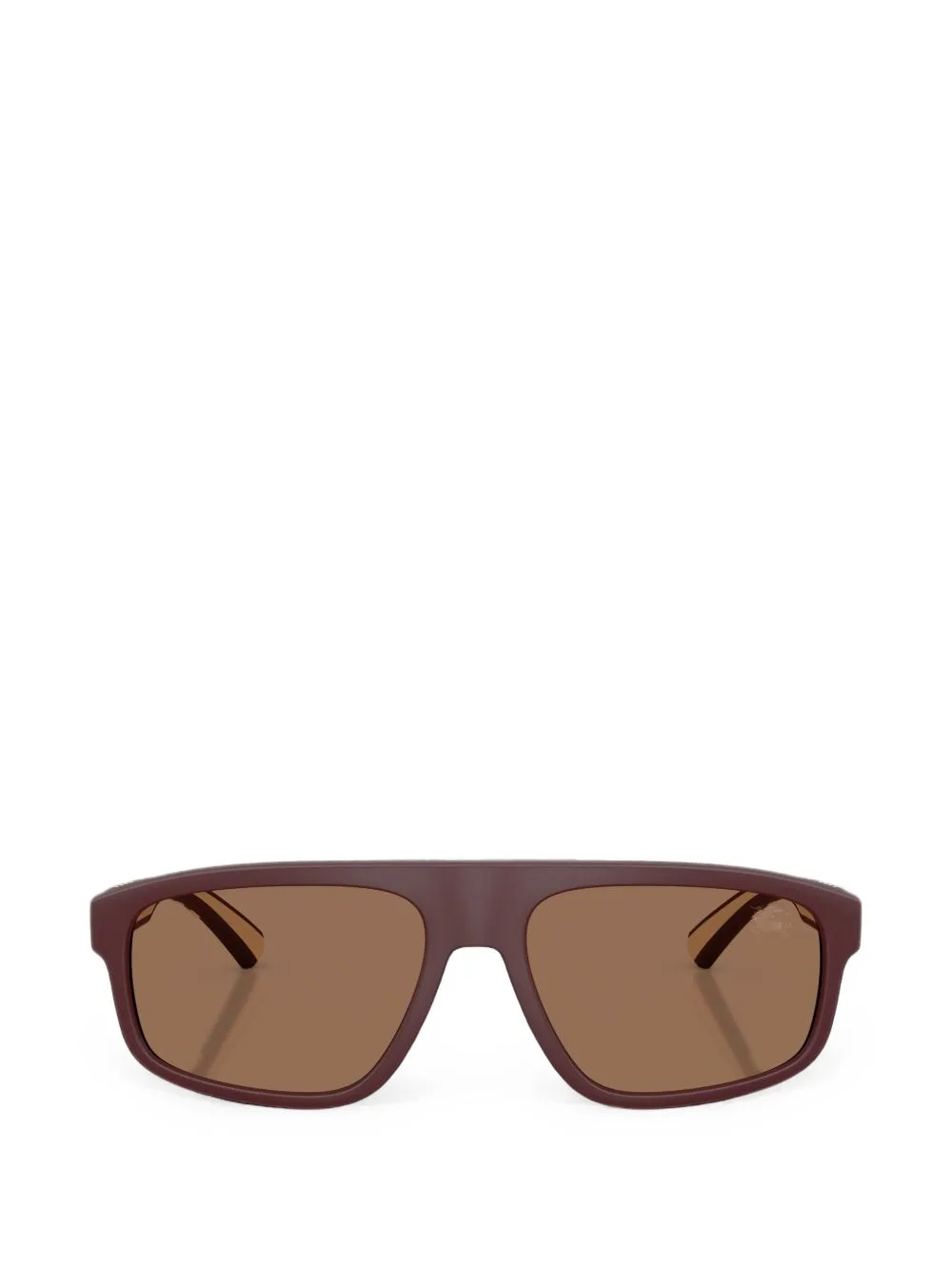 Knight Rectangular-Frame Sunglasses by Burberry Eyewear