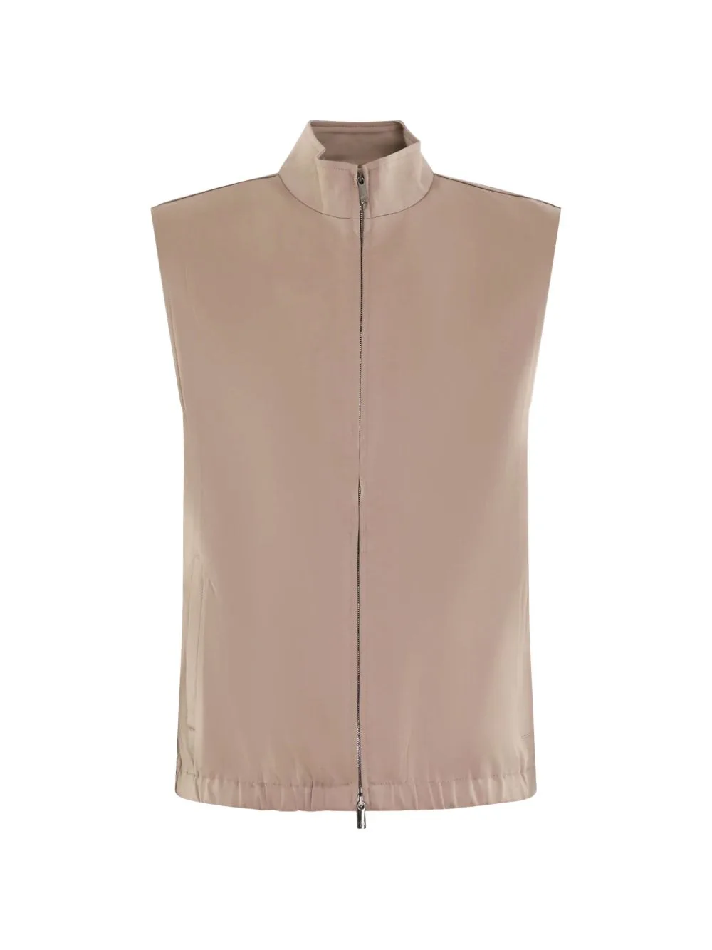 High-Neck Zip-Up Gilet by Valenza