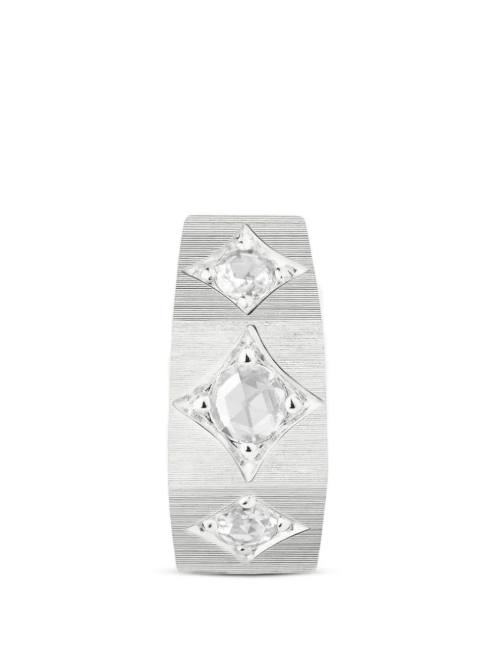 Ecrou Coco 18K White Gold Earrings by Marie Lichtenberg