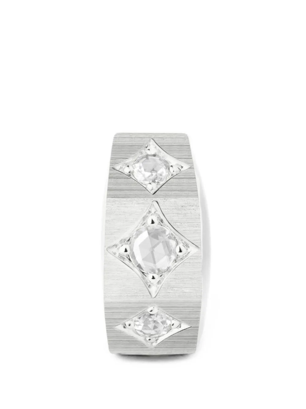 Ecrou Coco 18K White Gold Earrings by Marie Lichtenberg