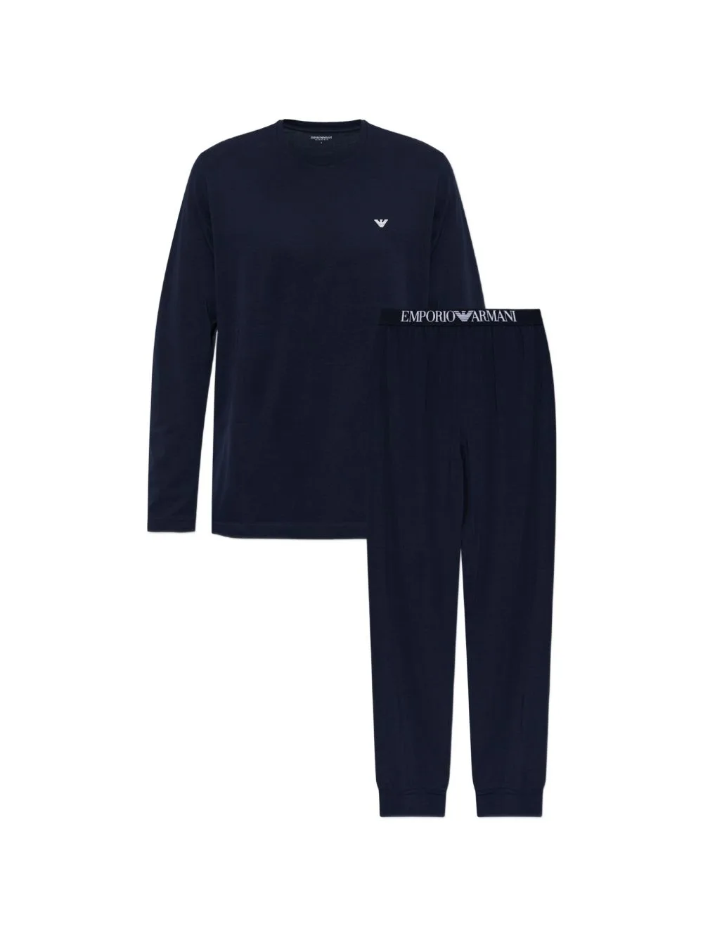 Logo-Print Pyjamas Set by Emporio Armani
