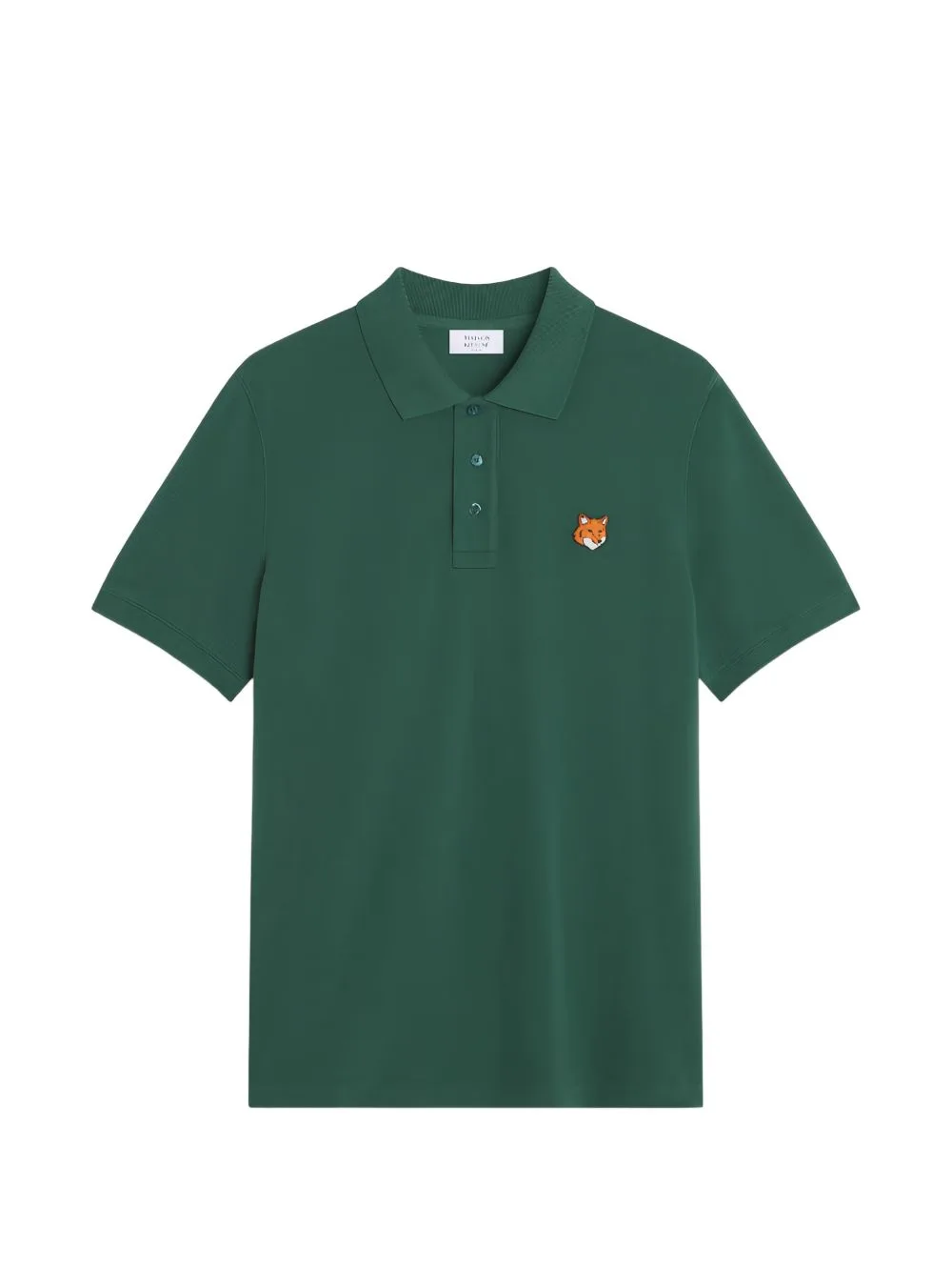 Fox Head Polo Shirt by Maison Kitsuné