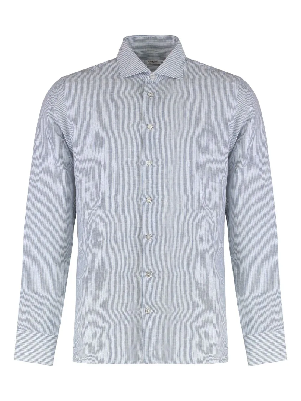 Striped Long-Sleeve Shirt by BORRIELLO NAPOLI