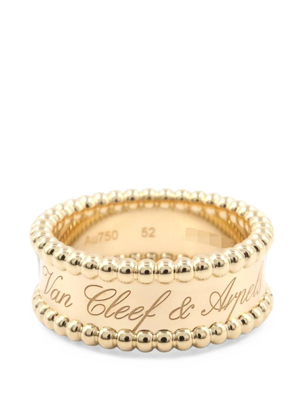 2010s Perlée Senior Tutor Ring by Van Cleef & Arpels Pre-Owned