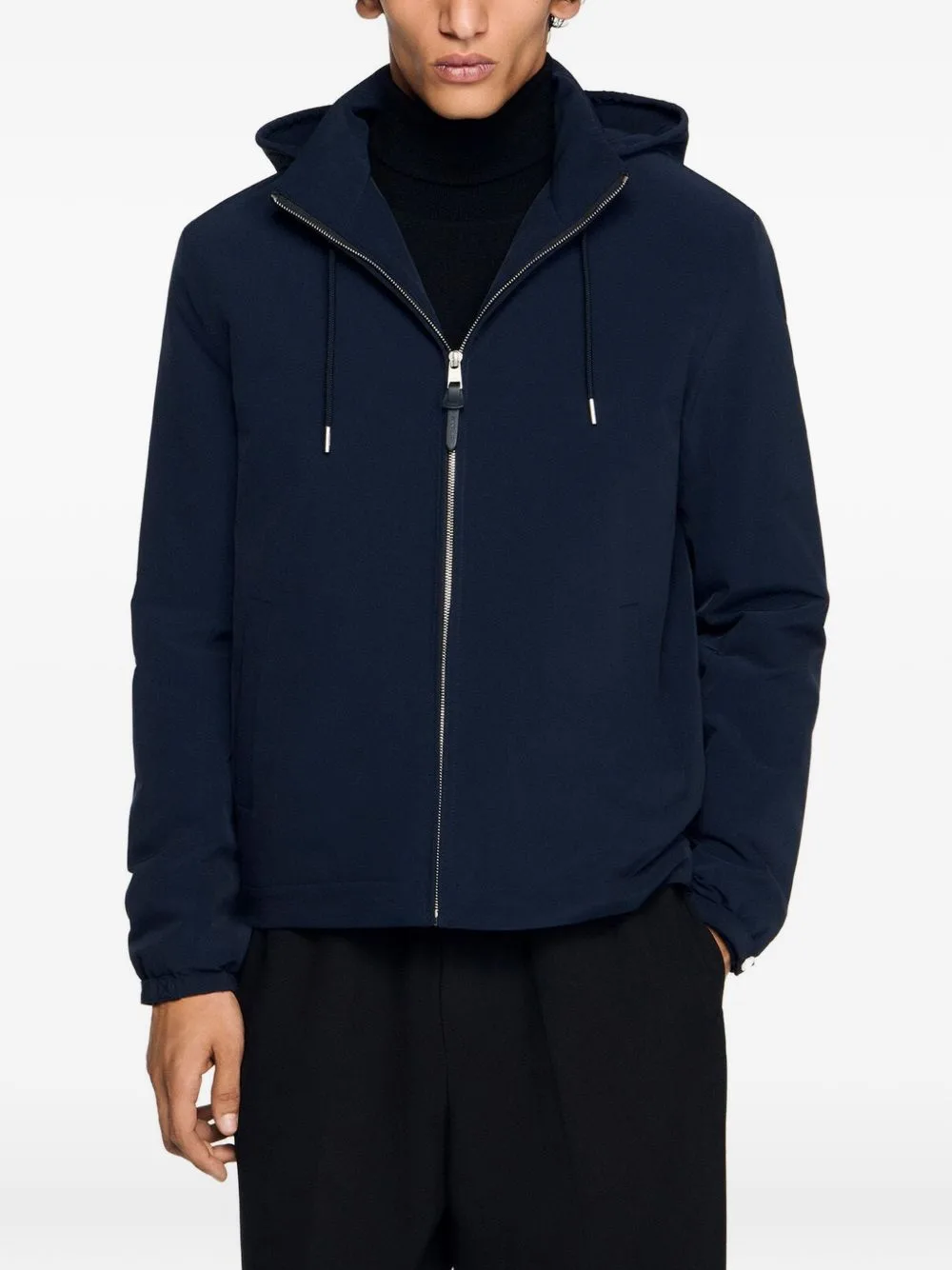Hooded Zip-Up Jacket by SANDRO