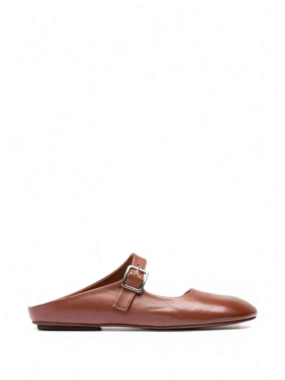 Meredith 005 Buckle-Strap Leather Mules by Officine Creative