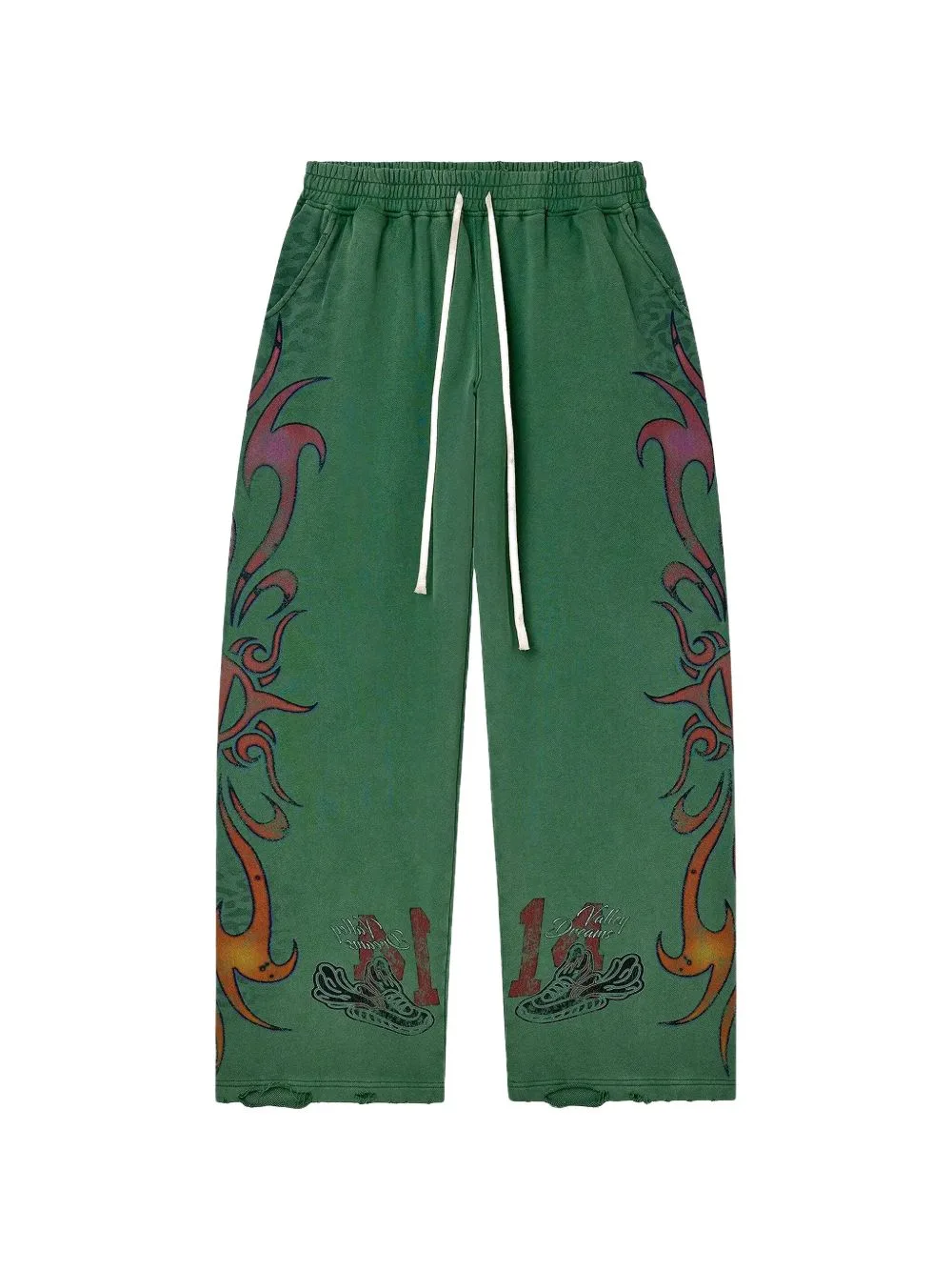 Inferno Graphic-Print Track Pants by Vale