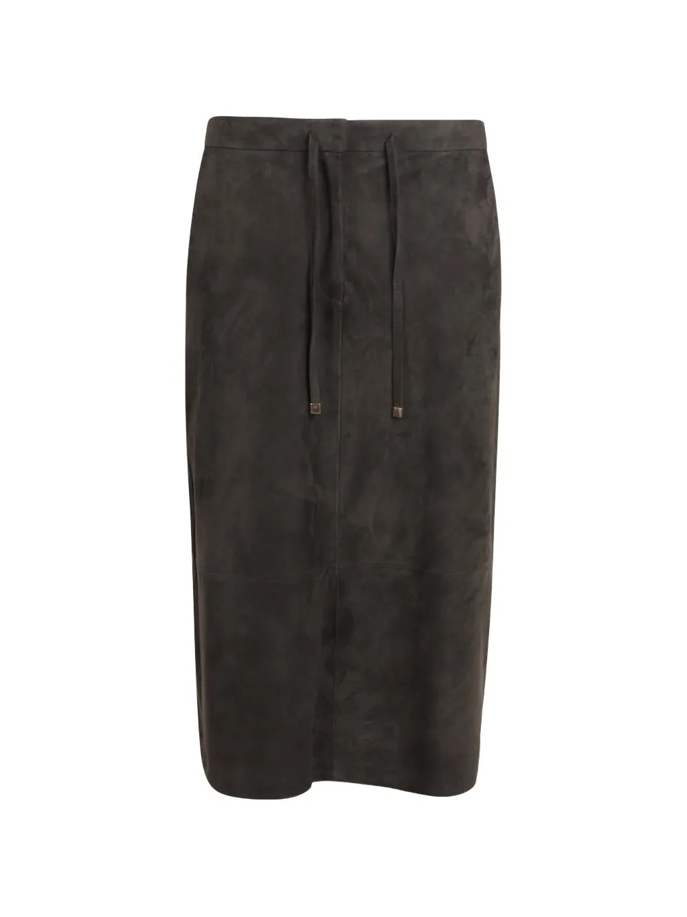 Suede Drawstring-Waist Skirt by 'S Max Mara