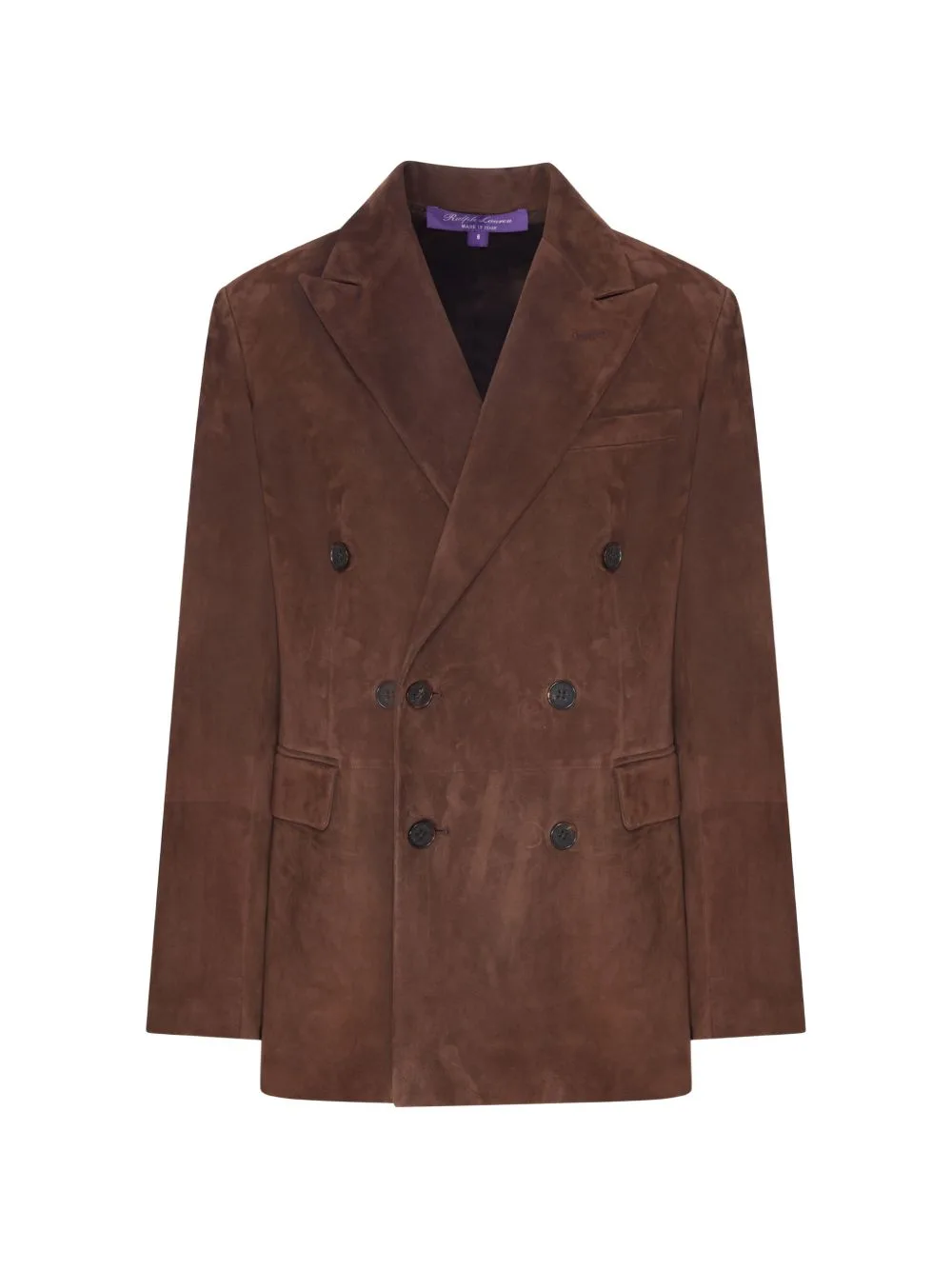 Double-Breasted Suede Blazer by Ralph Lauren Collection