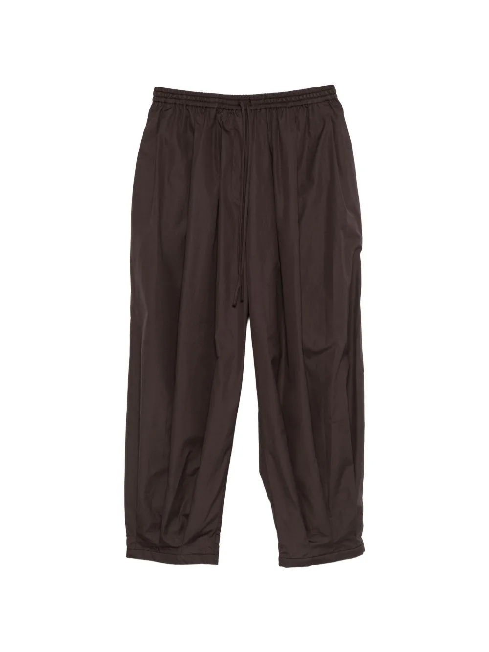 Paily Drawstring Trousers by MARK KENLY DOMINO TAN