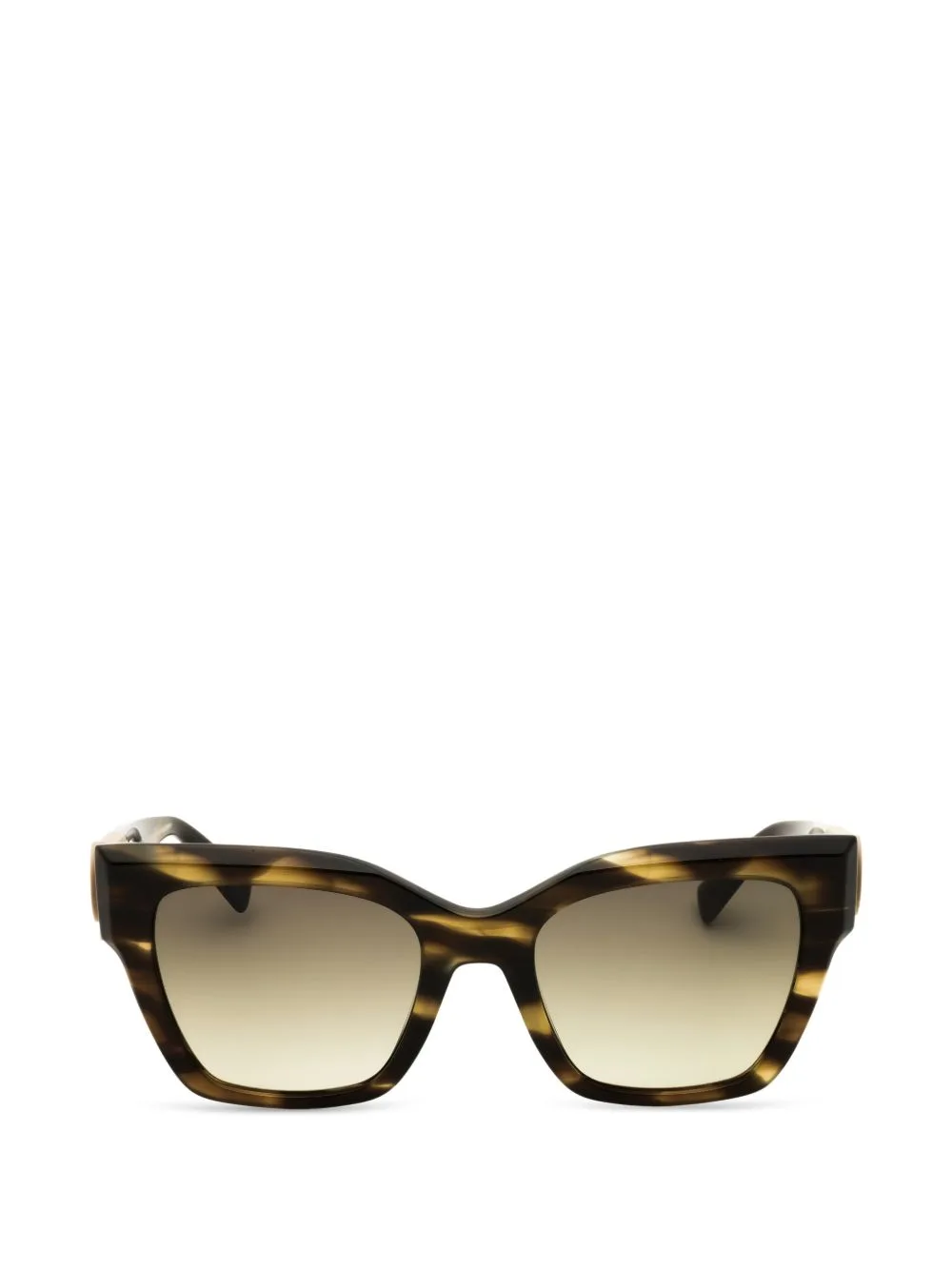 Tortoiseshell-Effect Cat-Eye Sunglasses by Longchamp