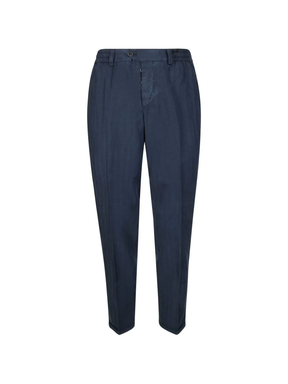 Pleated Cotton Trousers