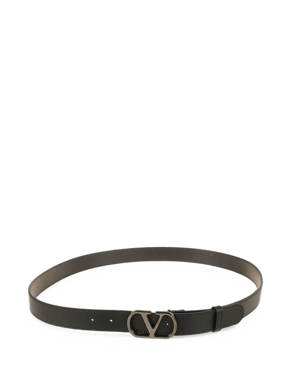 VLogo Signature Belt in Shiny Calfskin 30 mm by Valentino Garavani