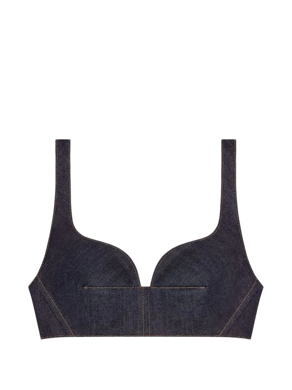 Bra Top in Raw Denim by Givenchy
