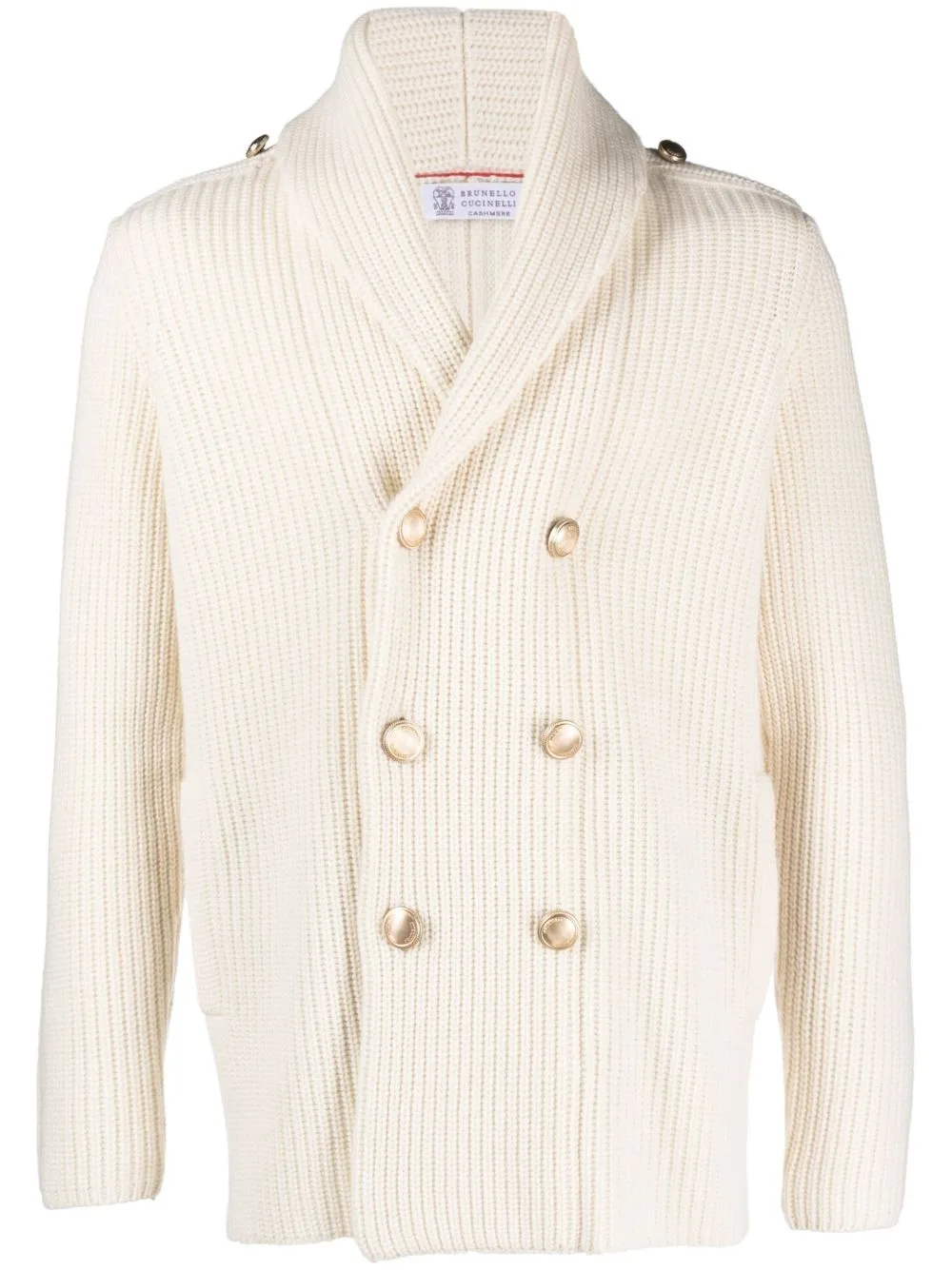 Intarsia-Knit Wool-Blend Cardigan by Brunello Cucinelli