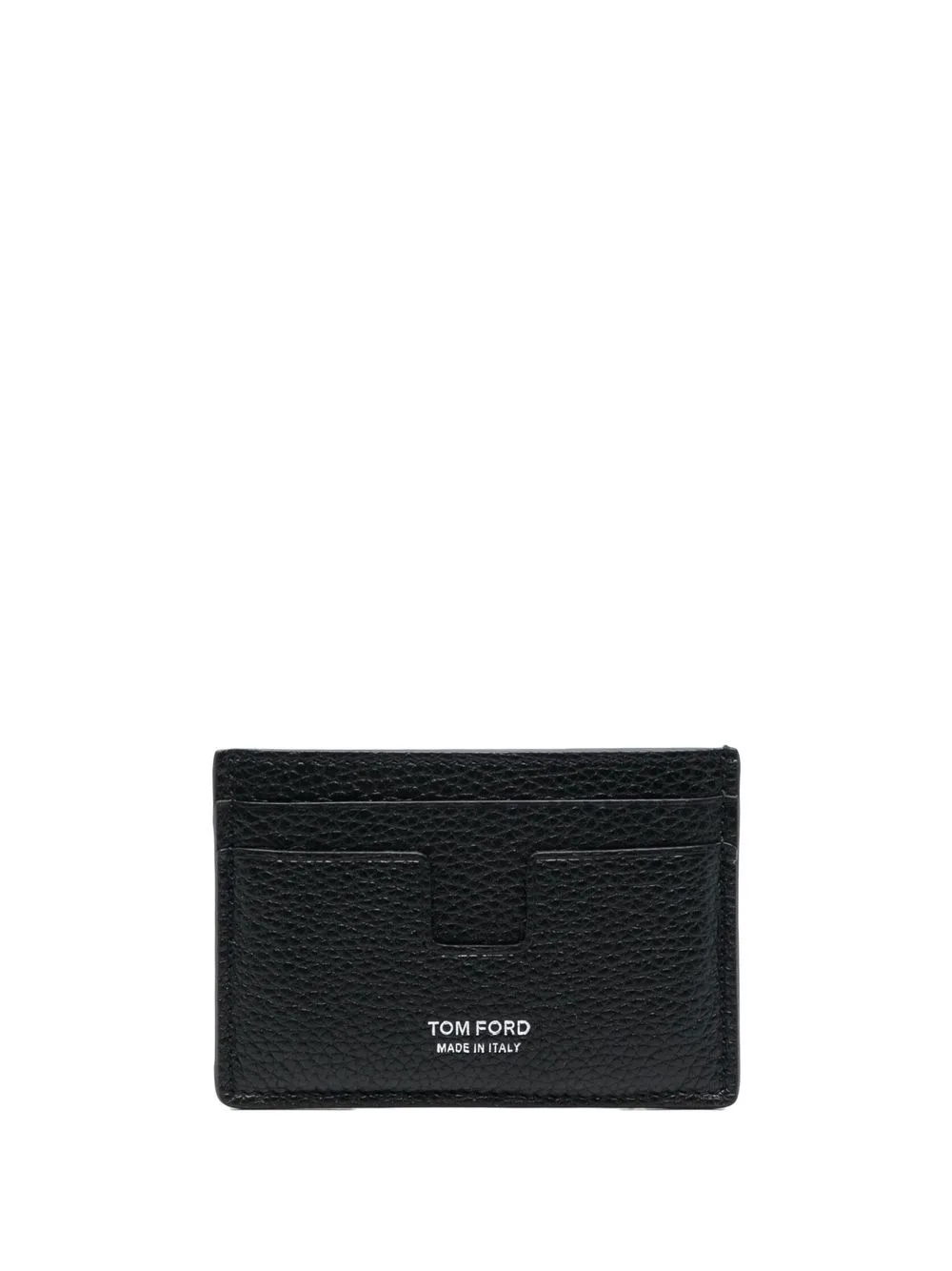 Logo-Print Leather Cardholder by TOM FORD