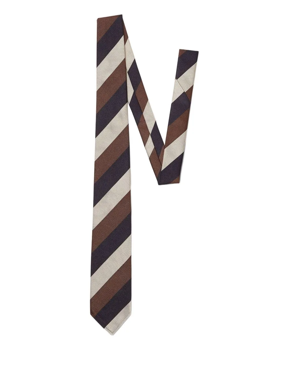 Striped Silk Tie by DSQUARED2