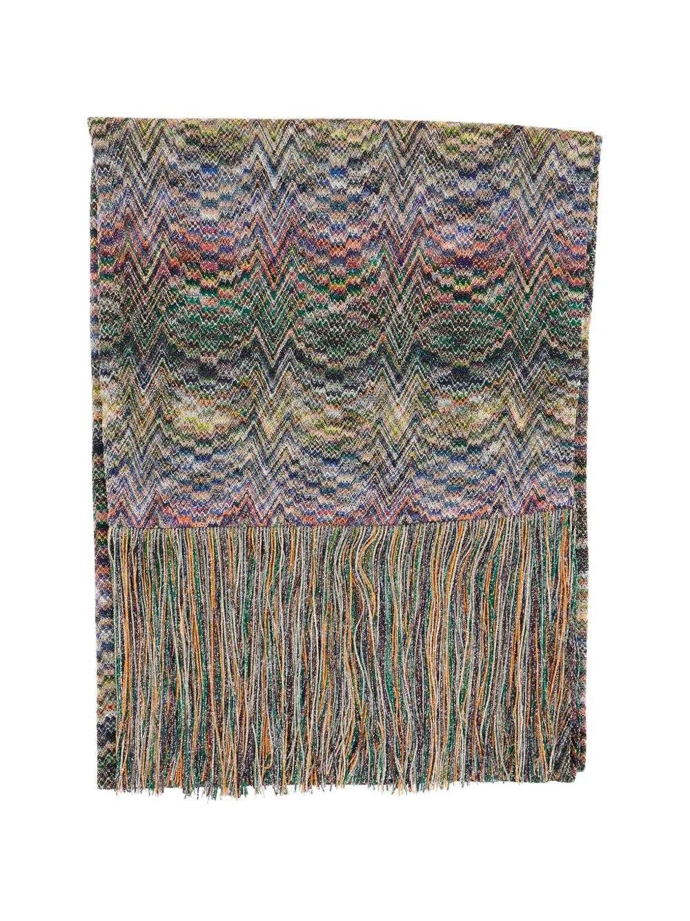 Zigzag Fringed Scarf by Missoni