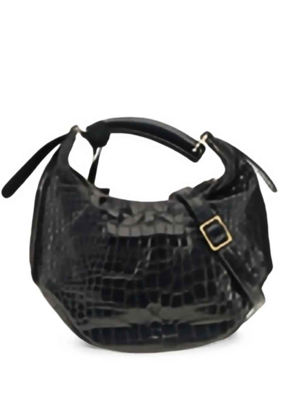 Bengala Croc-Effect Leather Shoulder Bag