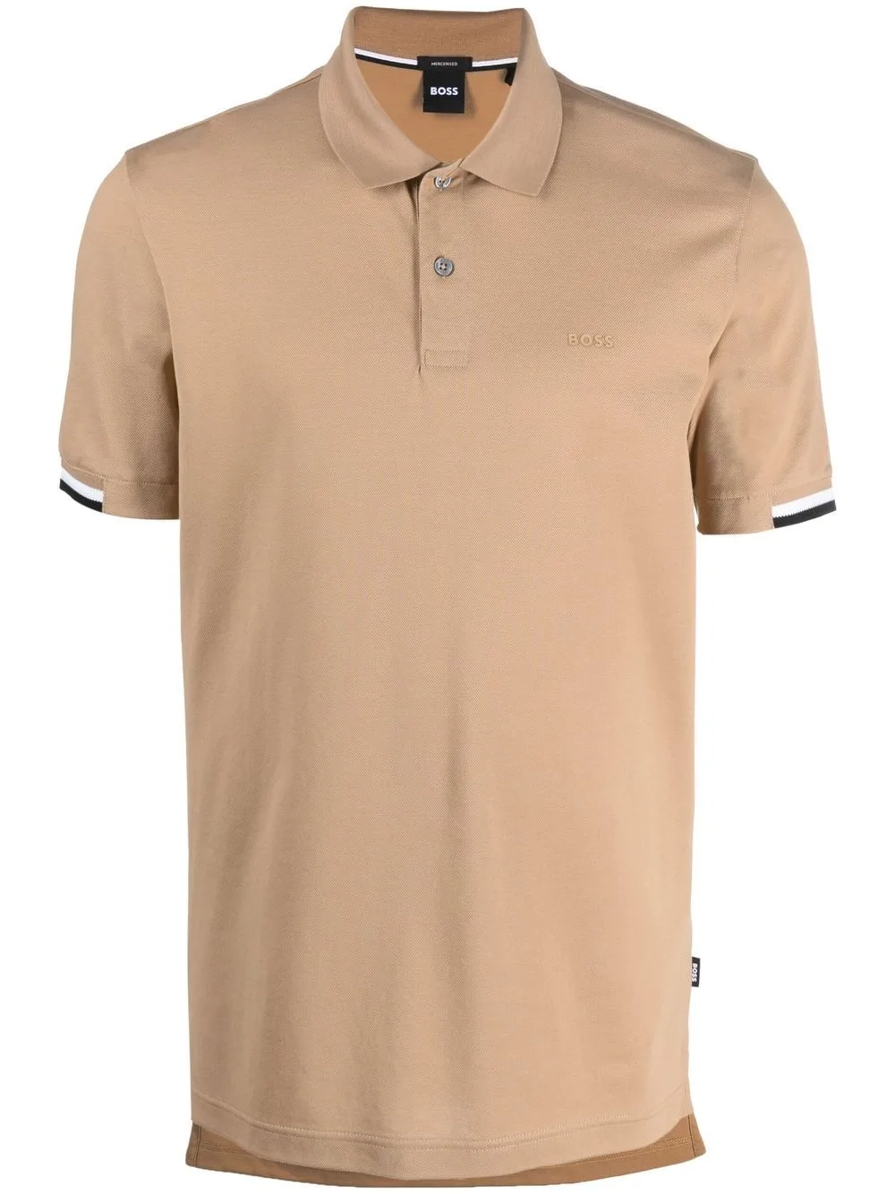 Stripe-Trimmed Polo Shirt by BOSS