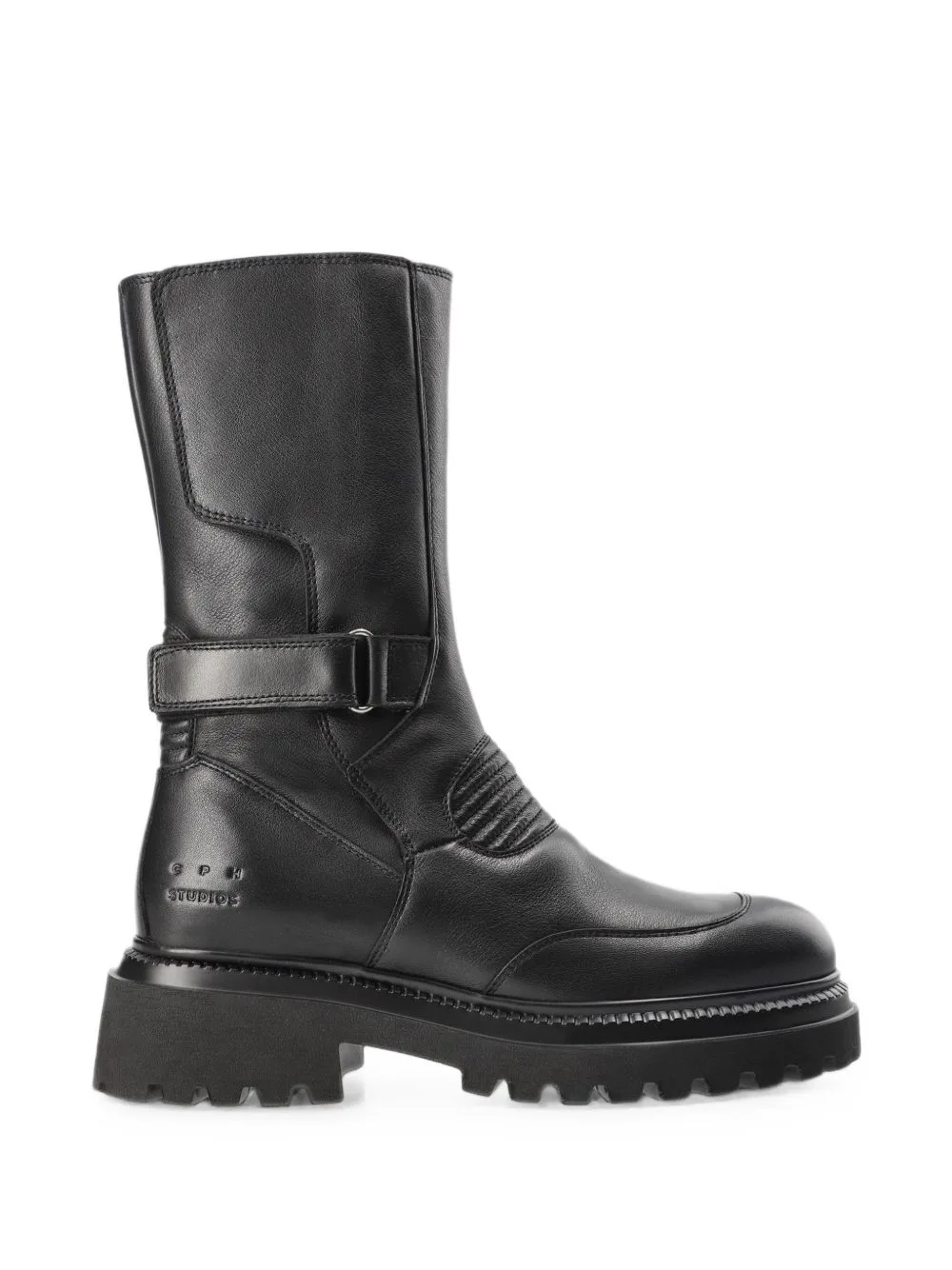 Buckled Leather Boots by Copenhagen Studios