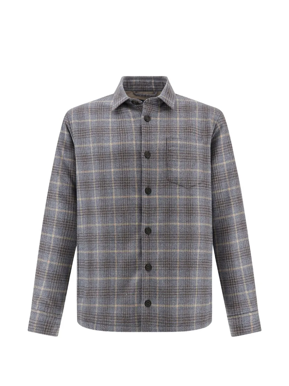 Checked Wool Overshirt by Paul & Shark