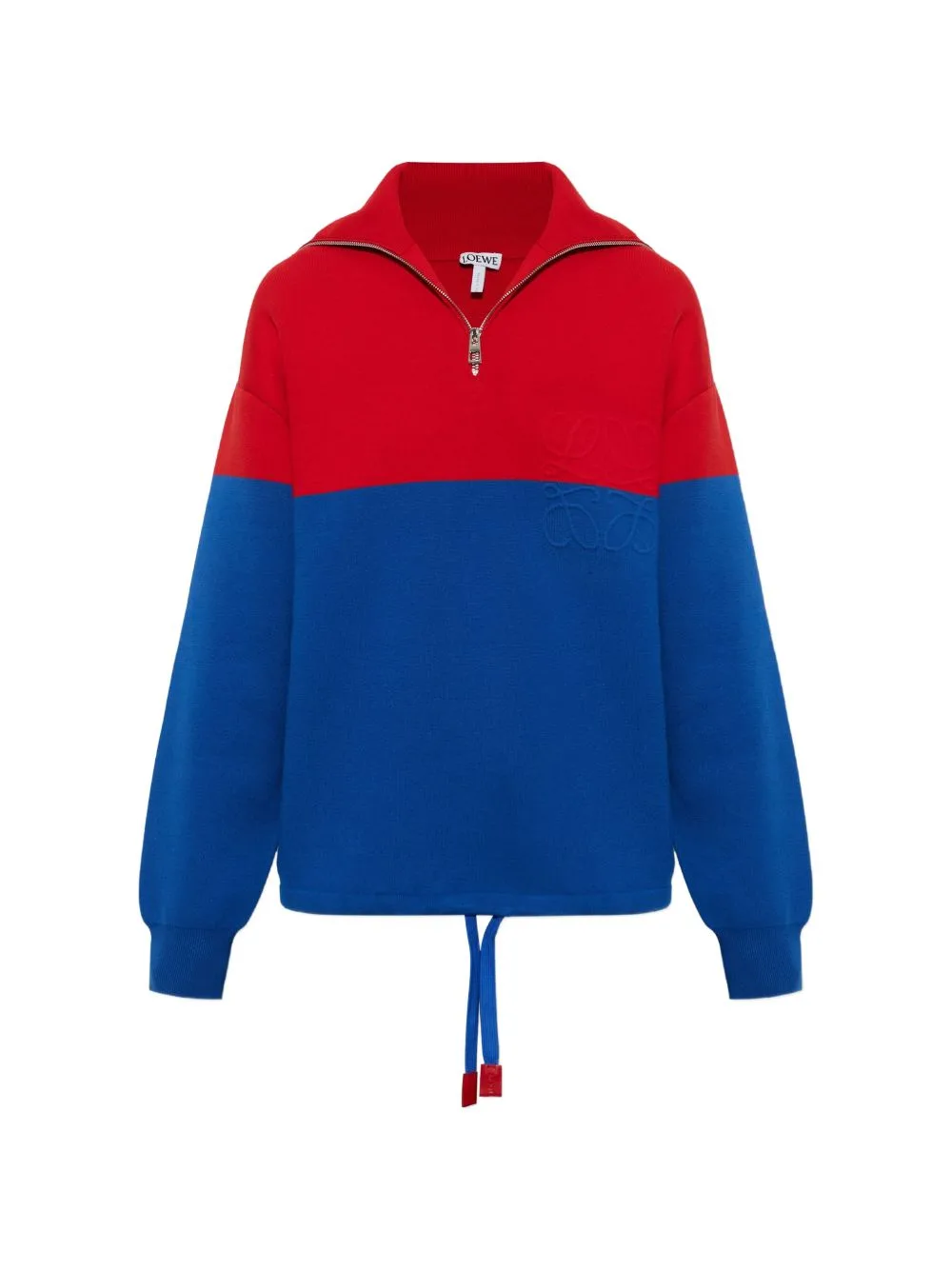 Quarter-Zip Polo Sweater by LOEWE
