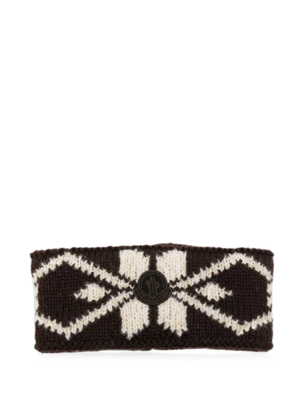 Intarsia-Knit Sequin-Embellished Headband